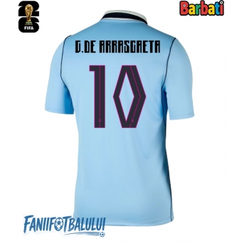 Uruguay Giorgian de Arrascaeta #10 Tricou Fotbal Replică Mondial 2026 Barbati Acasa